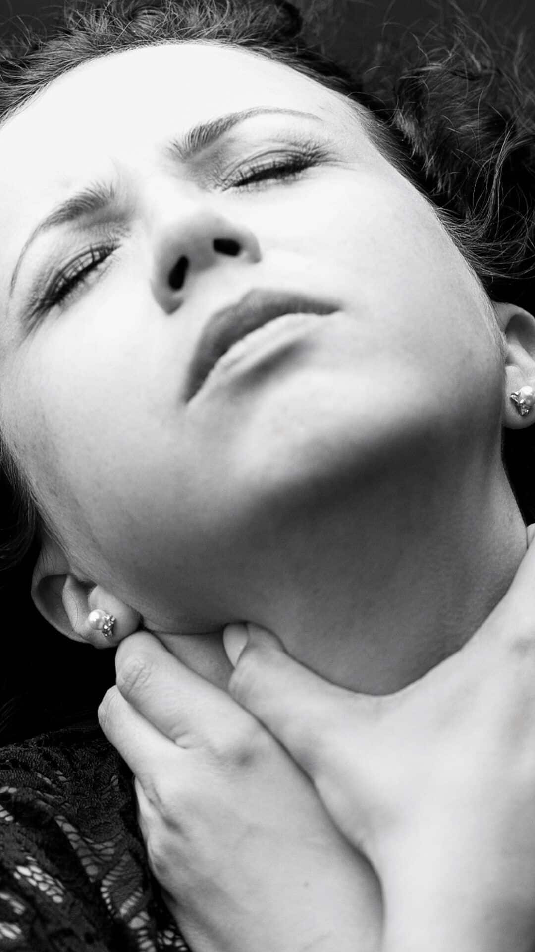 Schwarzweiß-Portrait aus einer Session